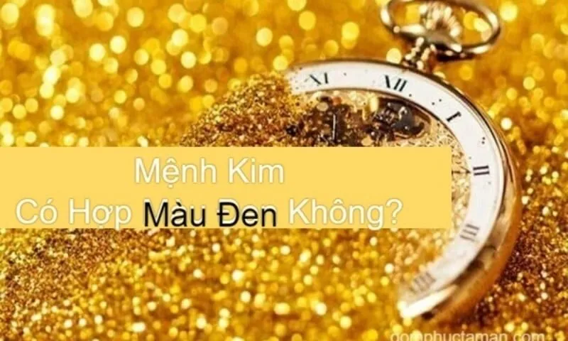 Mệnh Kim hợp màu đen không? Tìm hiểu về mối quan hệ giữa Kim và màu đen