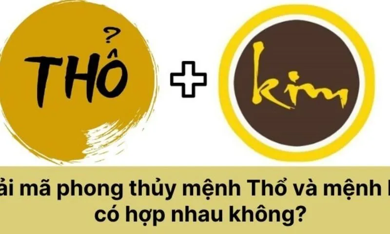 Mệnh Thổ và mệnh Kim có hợp nhau không? Tìm hiểu mối quan hệ tương sinh trong ngũ hành